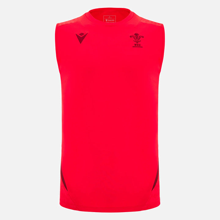Macron Rugby Wales 2025/26 Training Singlet Men Red