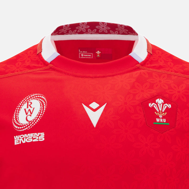 Macron Wales Rugby WRWC Replica Home Shirt 2025 Men