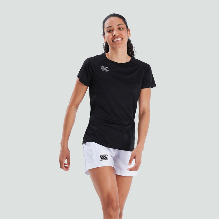Canterbury Vapodri Super Light Tee Women Black/Grey