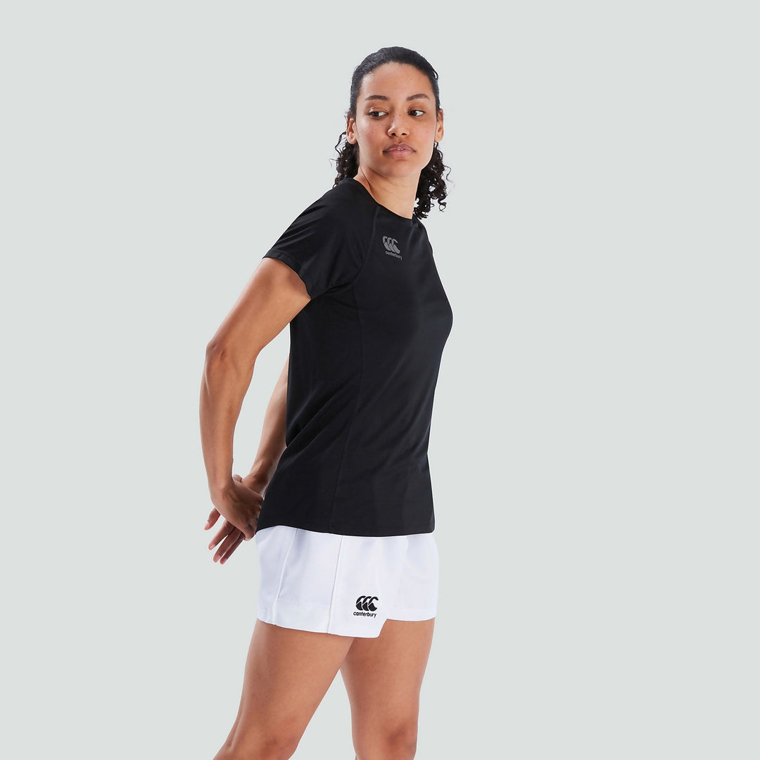 Canterbury Vapodri Super Light Tee Women Black/Grey