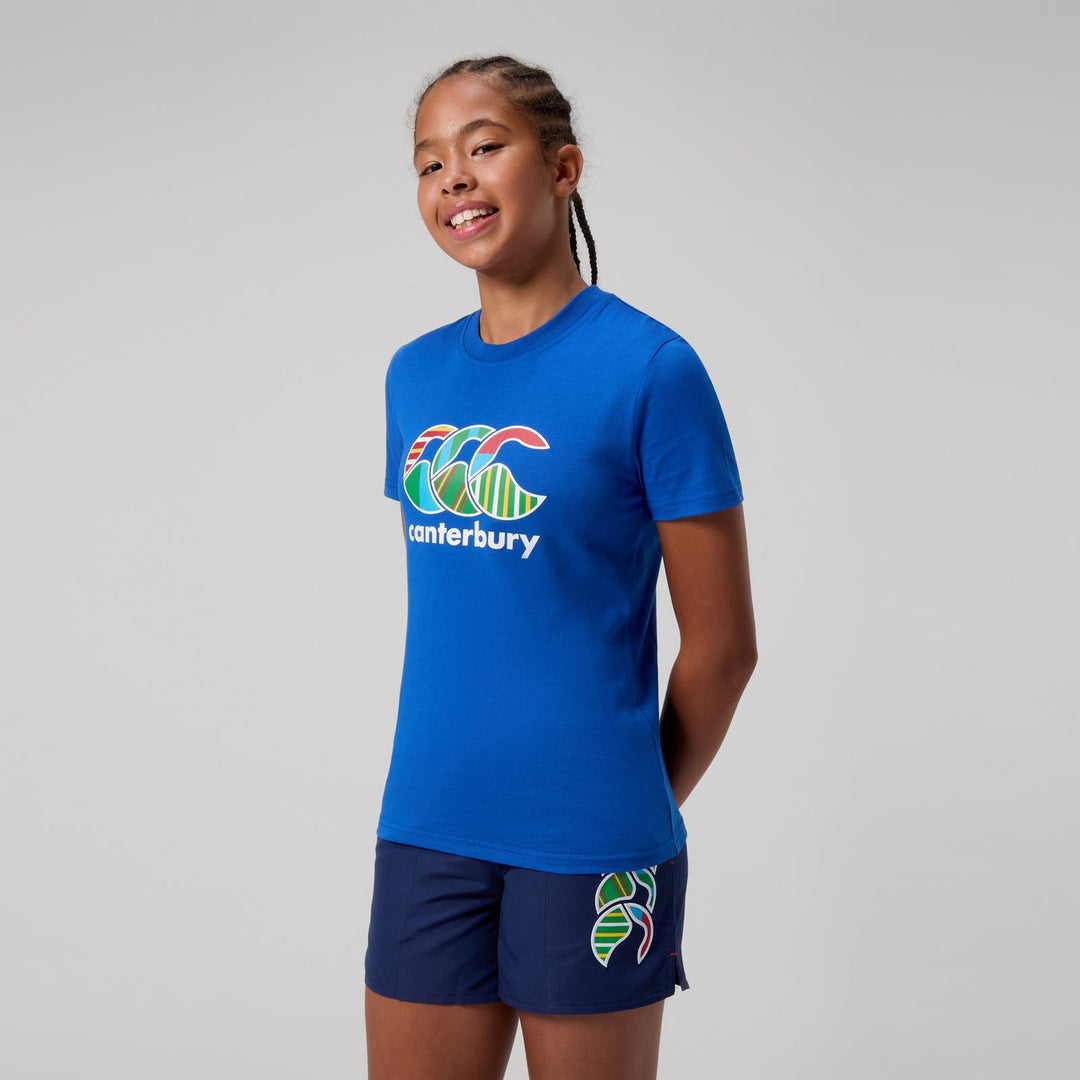 Canterbury Junior Unisex Uglies T-Shirt Blue