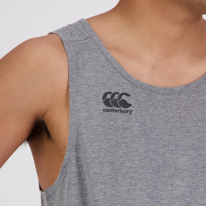 Canterbury Vapodri Tempo Singlet da uomo grigio mélange