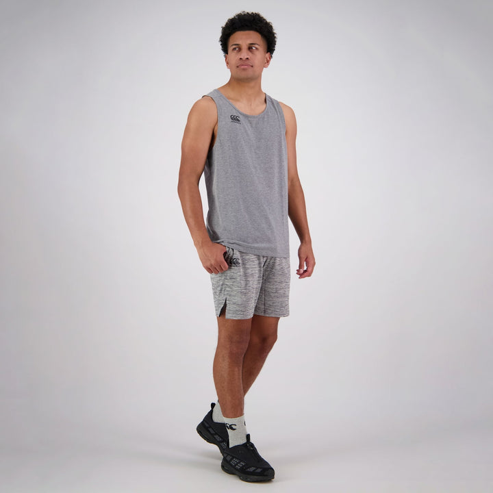 Canterbury Vapodri Tempo Singlet da uomo grigio mélange