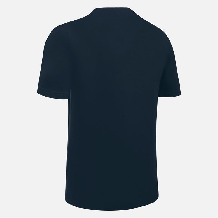 T-shirt Macron Boost Hero en coton pour enfant, bleu marine