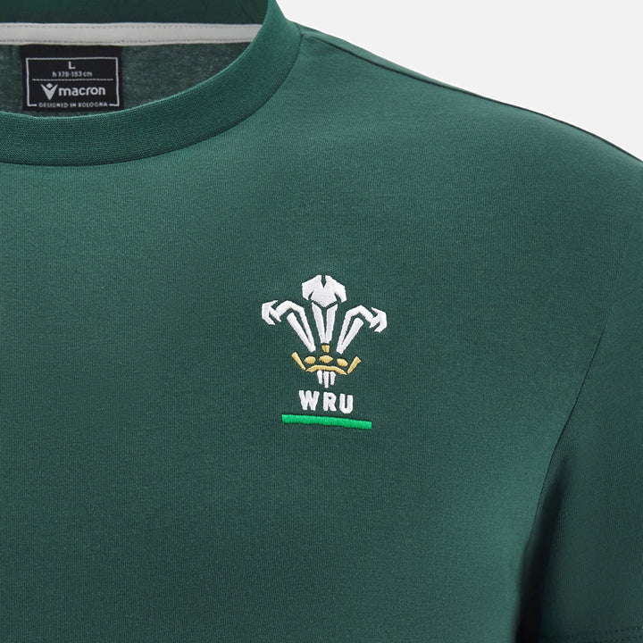 Macron Rugby Wales 2025/26 Fan T-Shirt Men Green