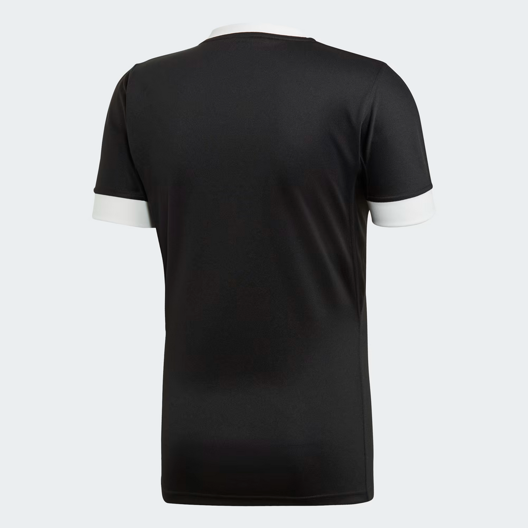 Maillot de rugby Adidas 3 bandes pour homme, noir
