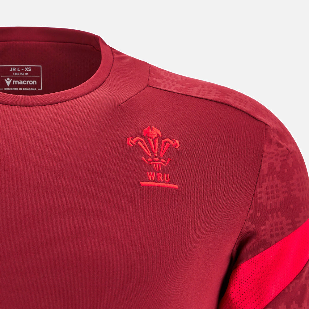 Macron Rugby Wales 2025/26 Training T-Shirt Kids