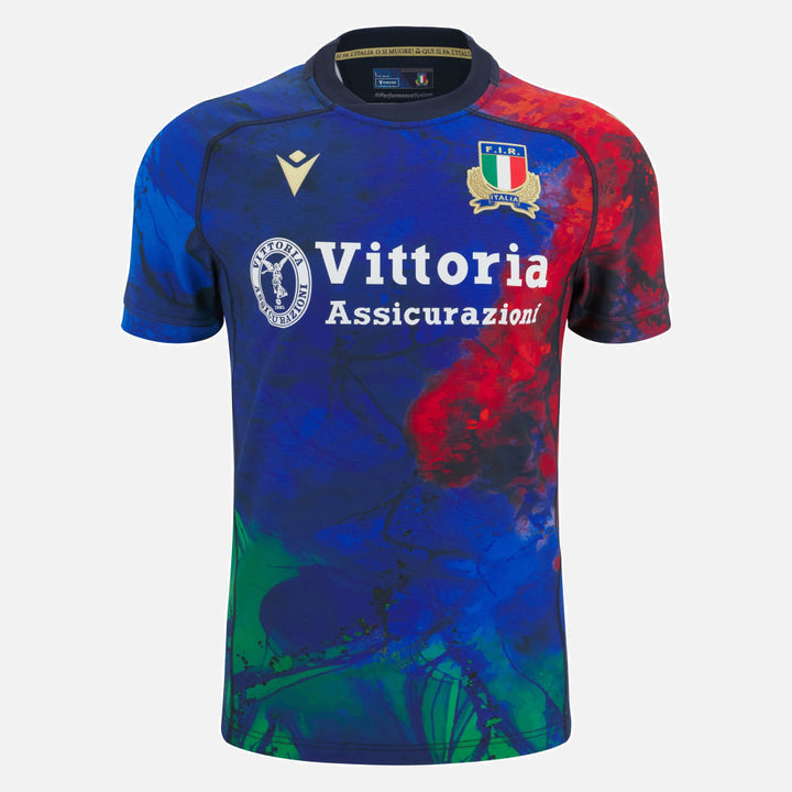 Macron Italy Rugby 2025/26 Training Rugby Shirt Men