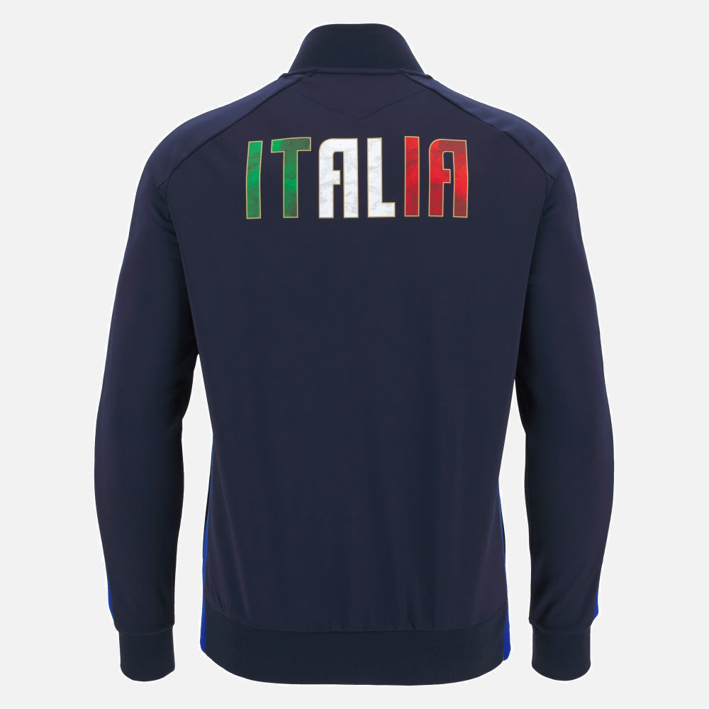 Macron Italy Rugby Athleisure Anthem Jacket 2025/26