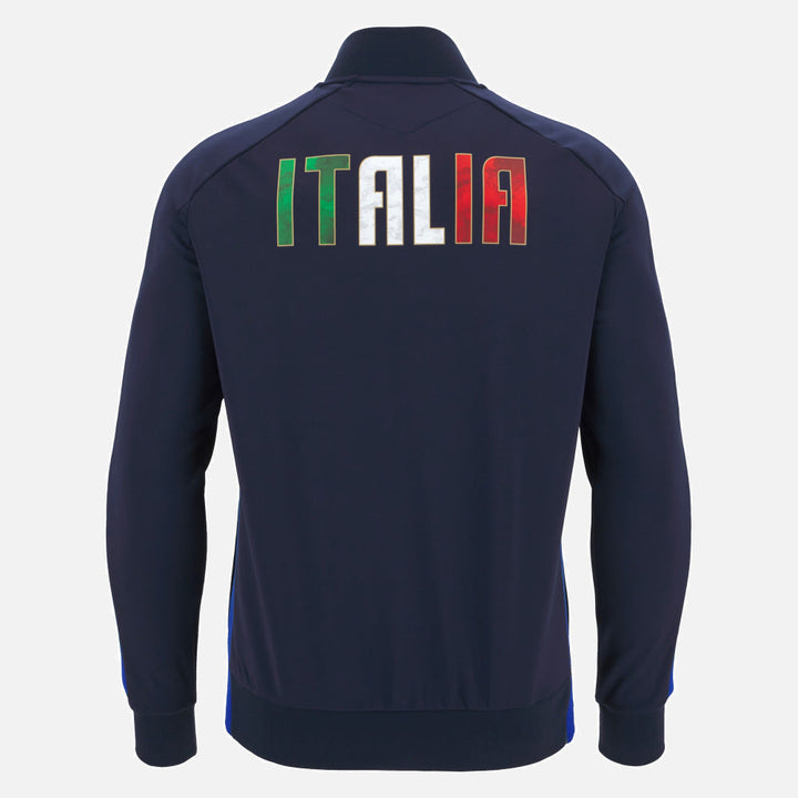 Macron Italy Rugby Athleisure Anthem Jacket 2025/26