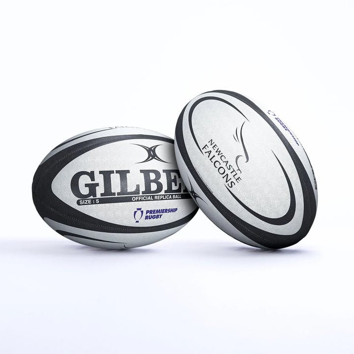 Gilbert Newcastle Falcons Replica Rugby Ball Size 5