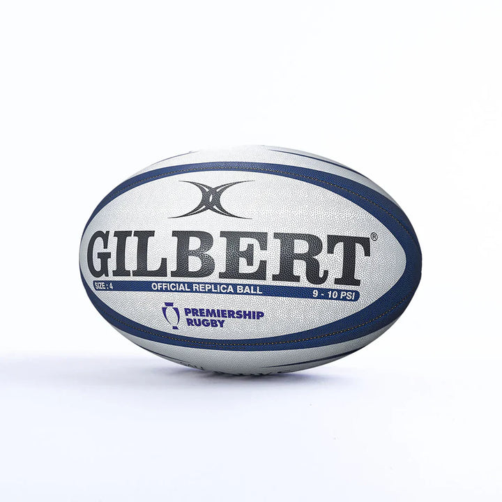 Gilbert Sale Sharks Replica Rugby Ball Size 4