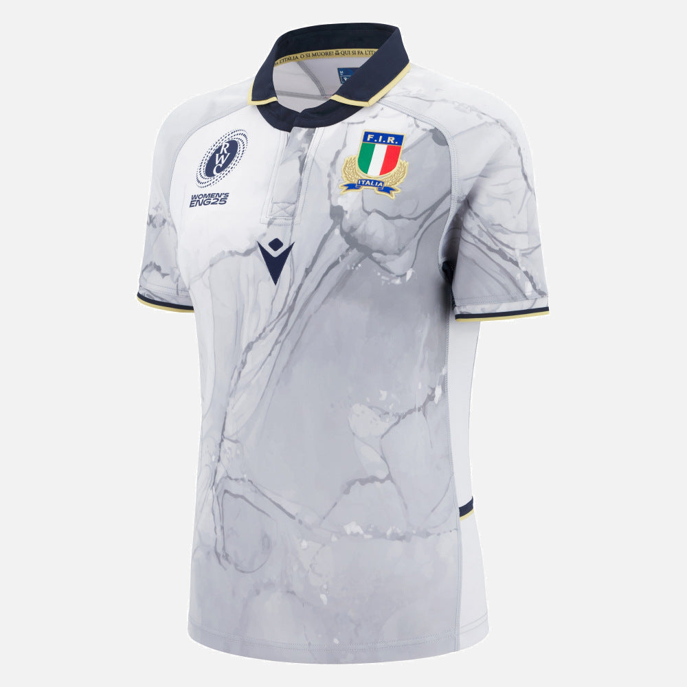 Macron WRWC 2025 Italy Women’s Rugby Away Shirt Slim Fit