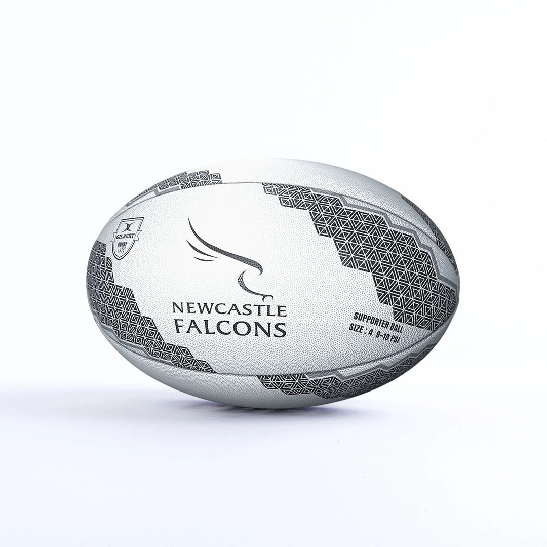 Gilbert Newcastle Falcons Supporter Rugby Ball Size 4