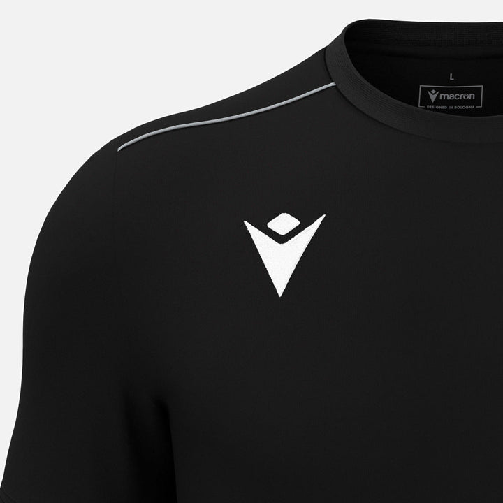 Macron Rigel Hero Sports Shirt Senior Black