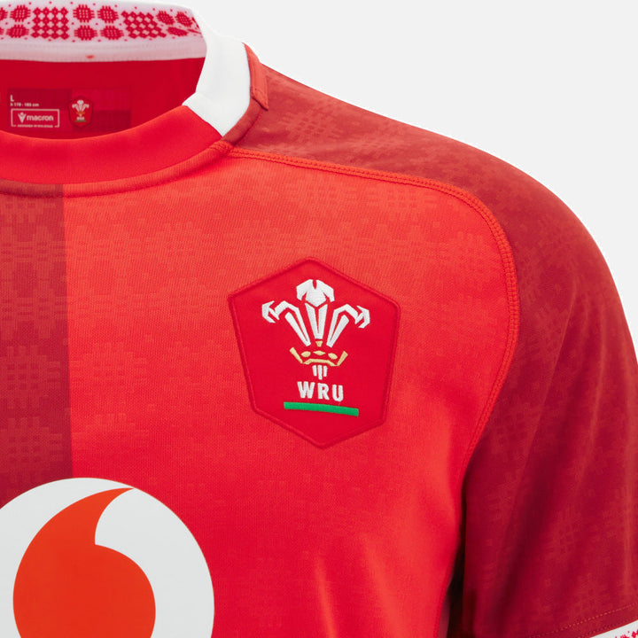 Macron Wales Rugby Home Replica Shirt 2025/26 Men