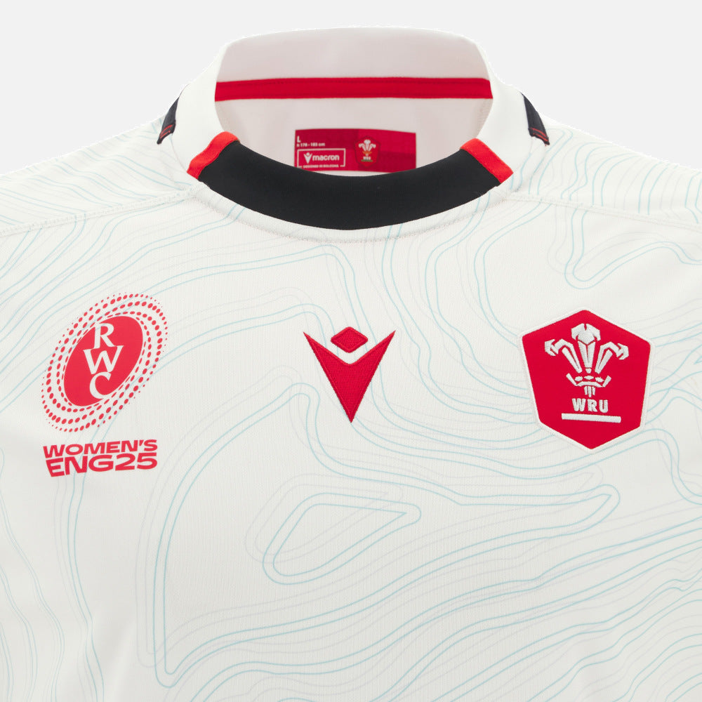 Macron Wales Rugby WRWC Replica Away Shirt 2025 Men