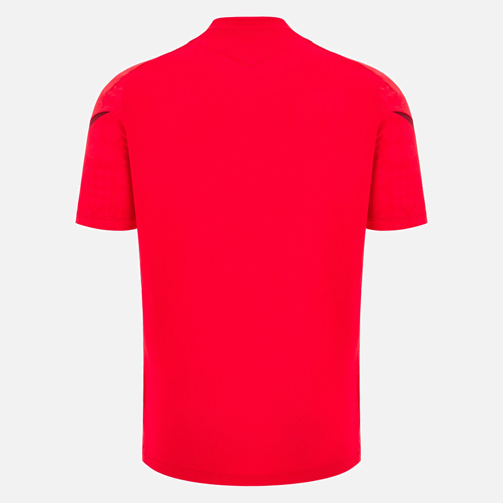 Macron Rugby Wales 2025/26 Red Training T-Shirt Men