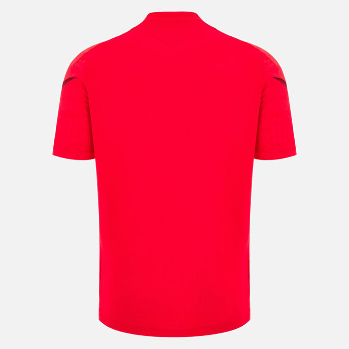 Macron Rugby Wales 2025/26 Red Training T-Shirt Men