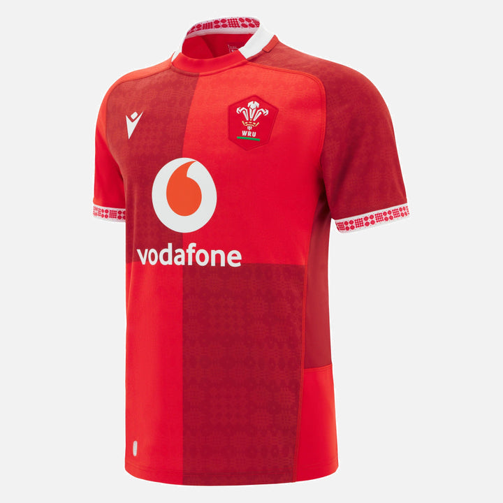 Macron Wales Rugby Home Replica Shirt 2025/26 Men