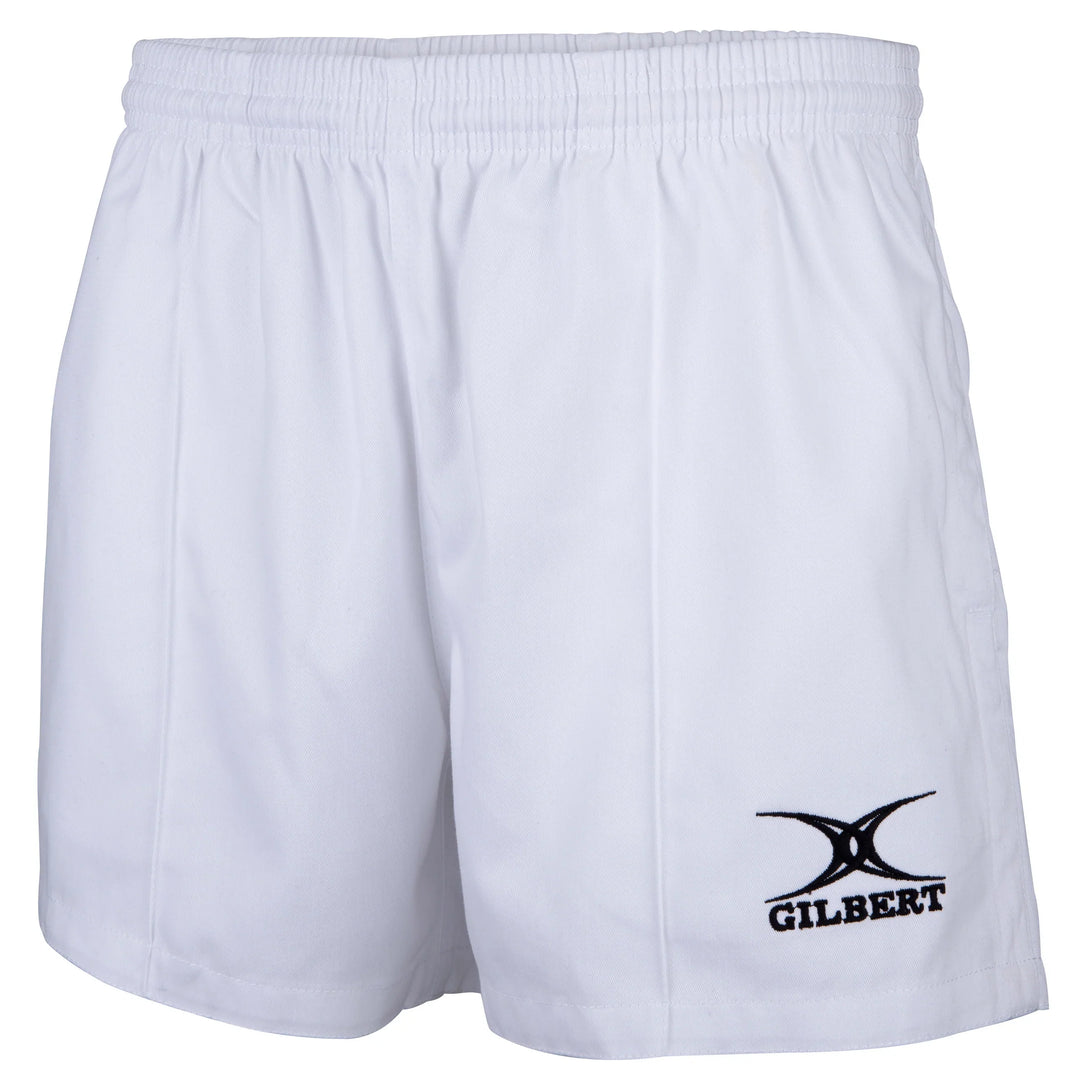 Short de rugby Kiwi Pro blanc pour homme (avec poches)