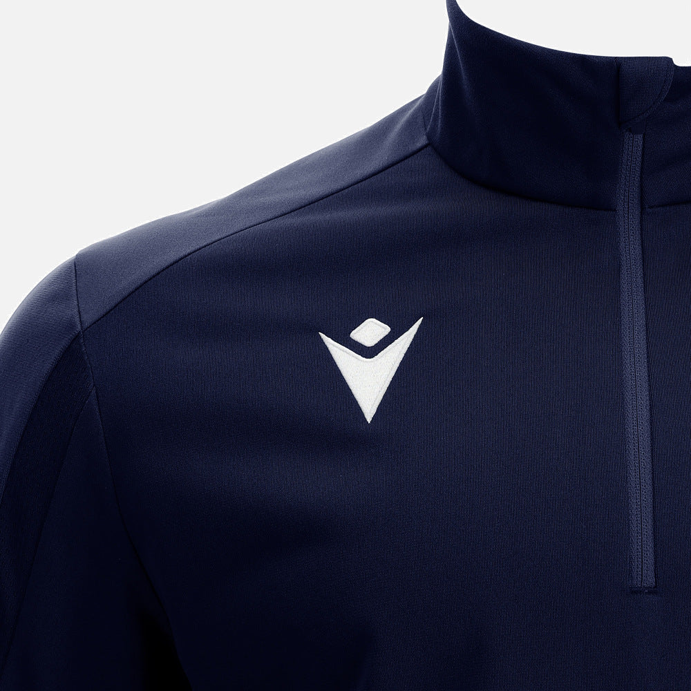 Macron Arno 1/4 Zip Jersey Senior Navy