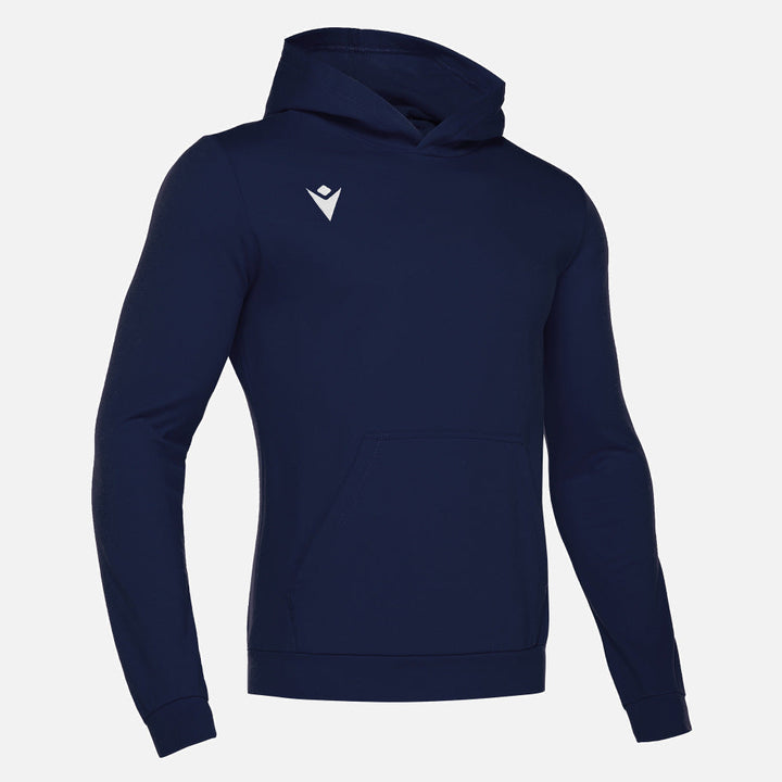 Felpa con cappuccio Macron Leisure Banjo Hero Navy Junior
