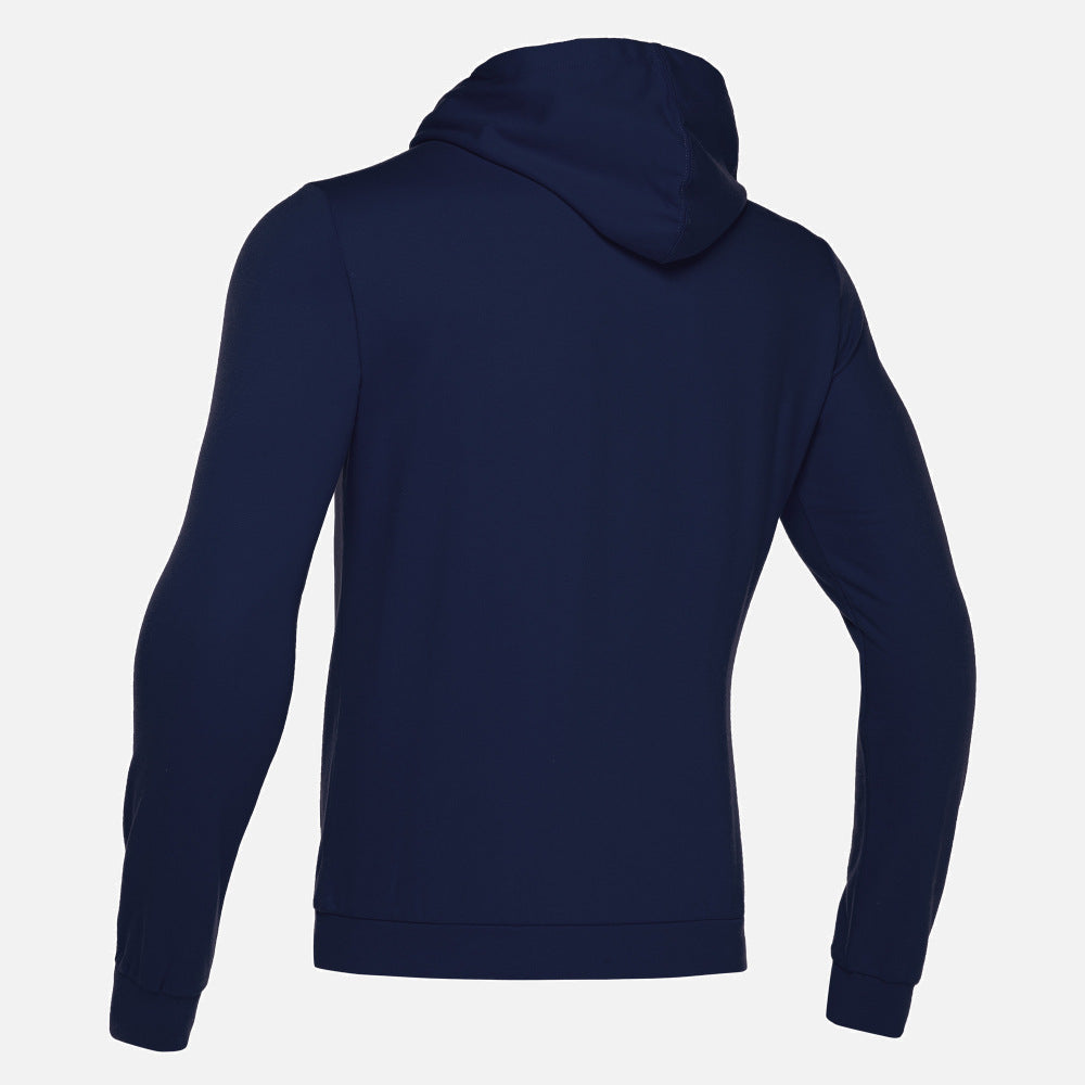 Felpa con cappuccio Macron Leisure Banjo Hero Navy Junior