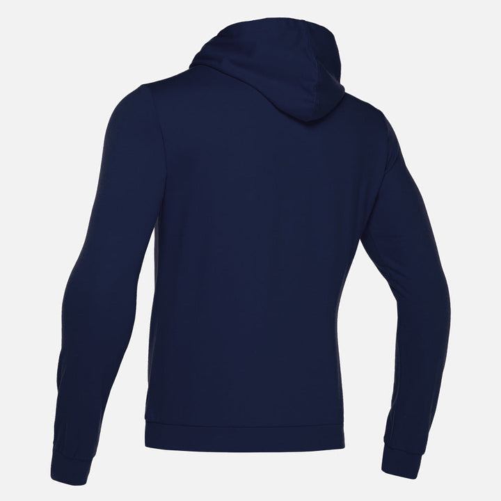 Felpa con cappuccio Macron Leisure Banjo Hero Navy Junior