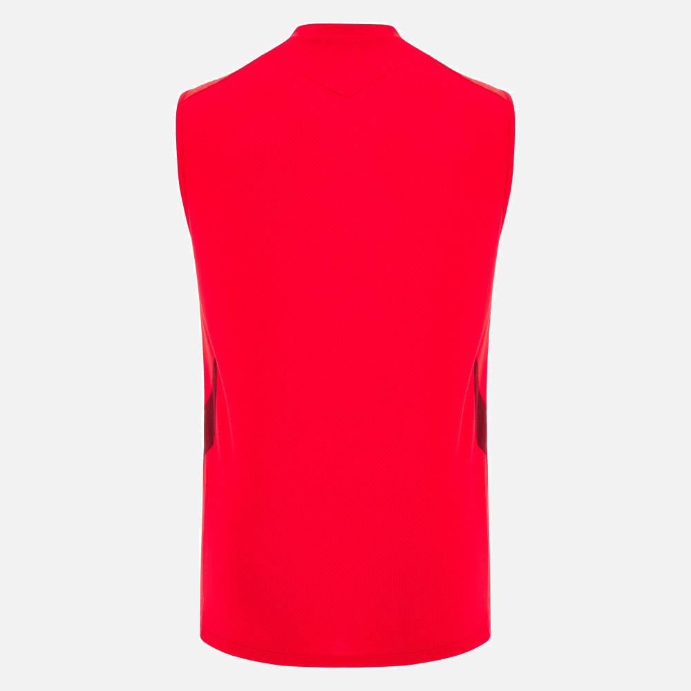 Macron Rugby Wales 2025/26 Training Singlet Men Red