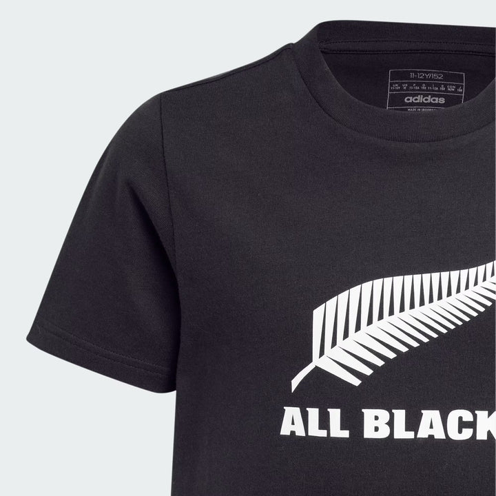 Maglietta con logo adidas All Blacks per bambini