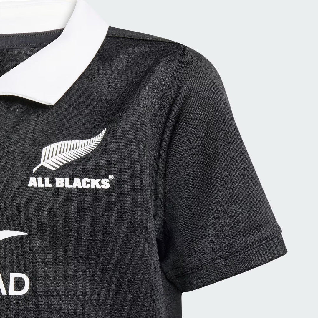 Maglia da rugby adidas All Blacks Home per bambini 2025