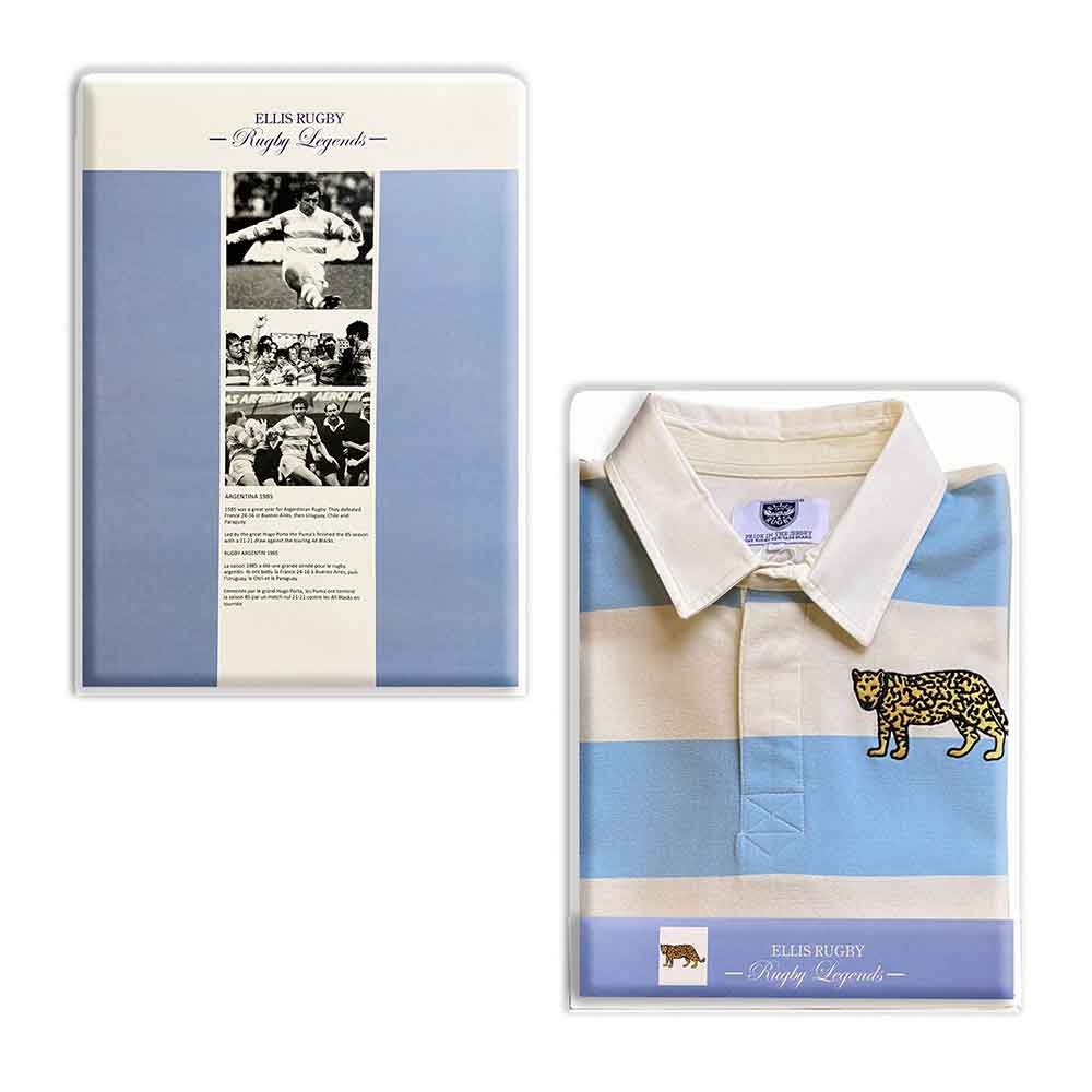 Maillot de rugby Ellis Rugby Argentine 1985