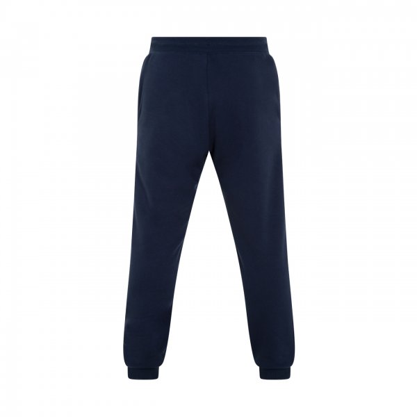 Pantaloni con polsini affusolati in pile Canterbury blu navy