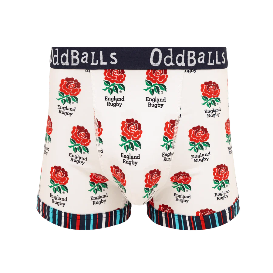 OddBalls England Rugby Union Boxer Shorts Men