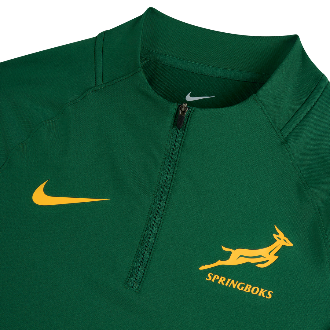 Nike Springboks Men's 1/4 Zip Training Top Gorge Green