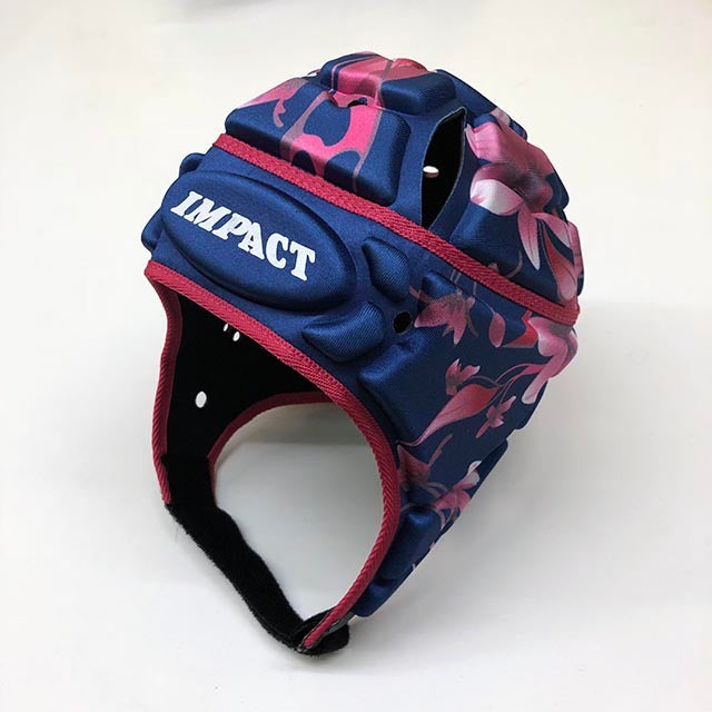 Impact Rugby Floral Navy Headguard