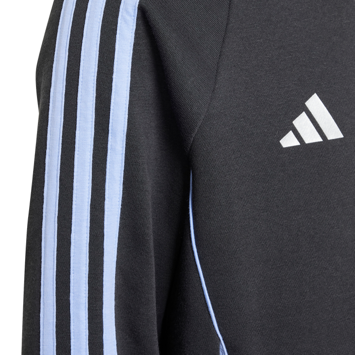 Felpa con cappuccio da rugby Adidas All Blacks per bambini, blu scintilla