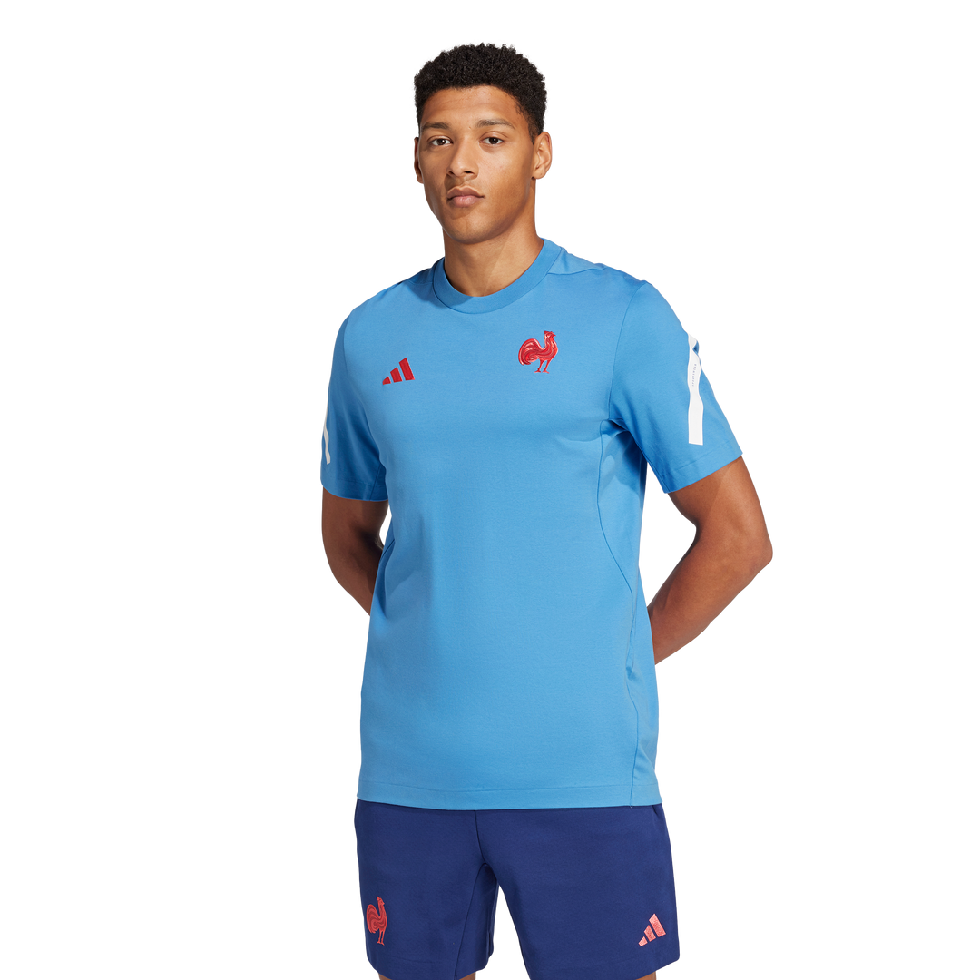 adidas France Travel Z.N.E. T-shirt Men Light Blue