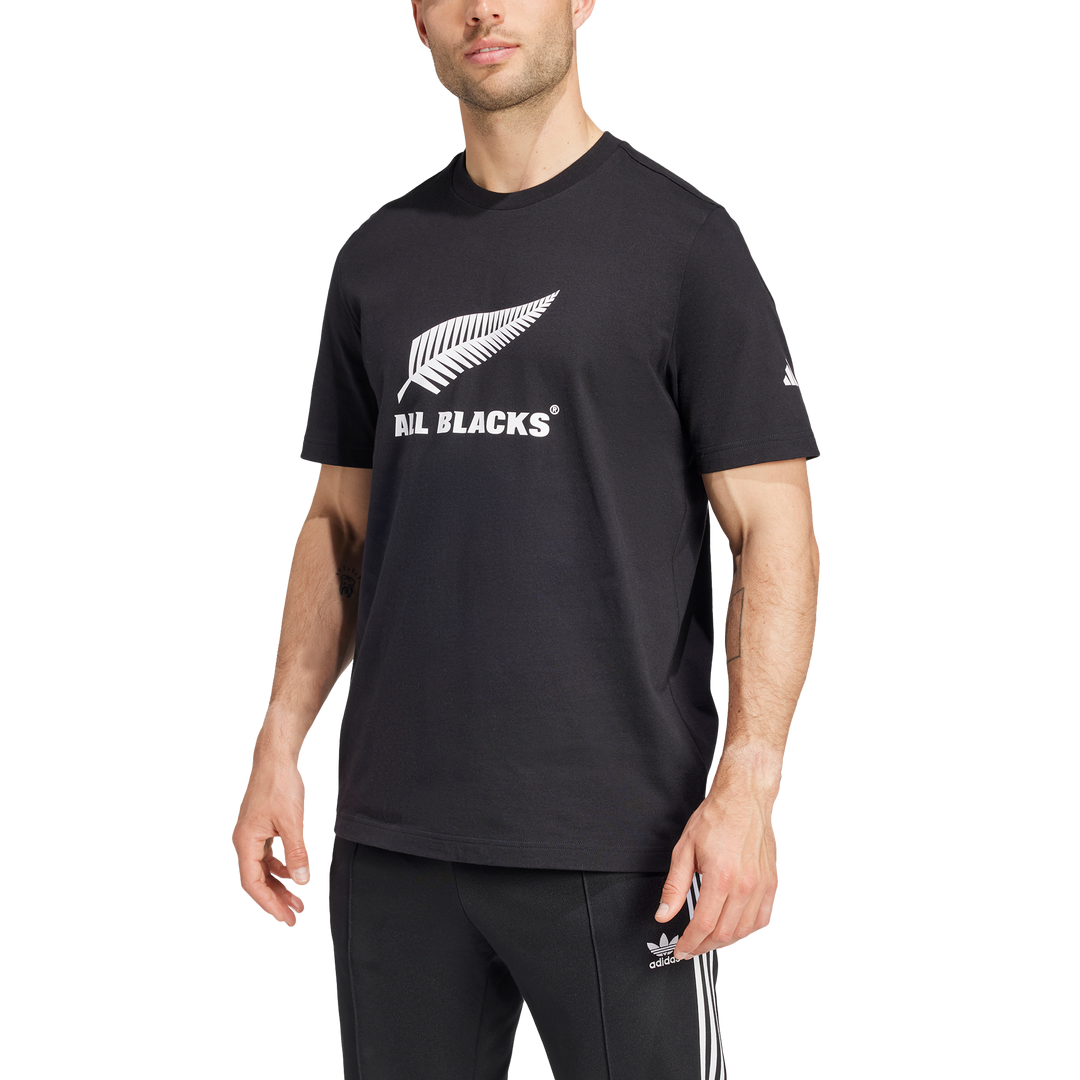 Maglietta adidas All Blacks Logo Uomo Nera