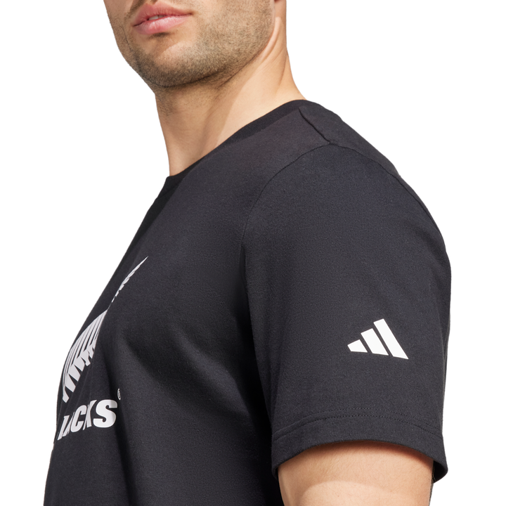 Maglietta adidas All Blacks Logo Uomo Nera