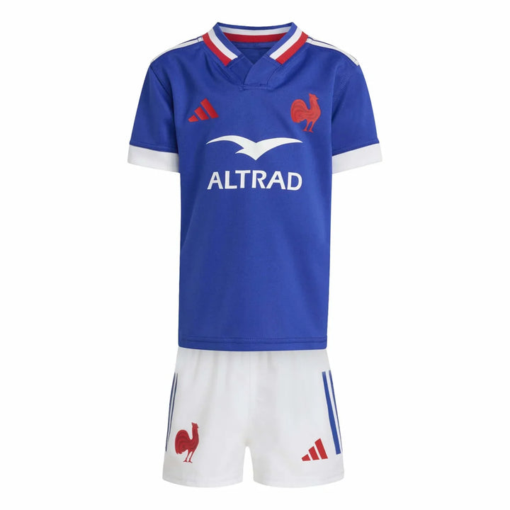 adidas France Rugby Replica Mini Kit Kids