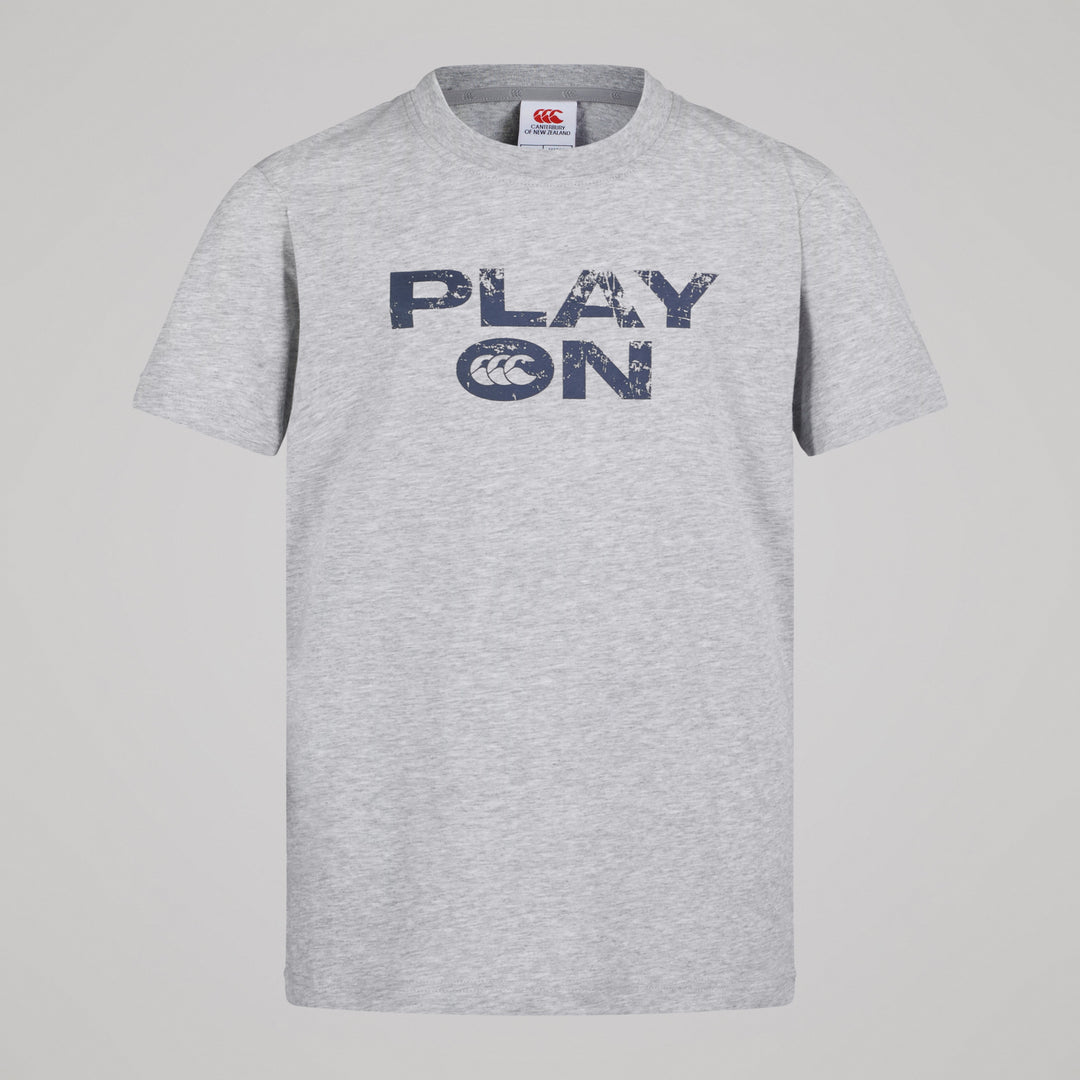 Canterbury Junior Unisex No Drop Kicks T-Shirt Grey