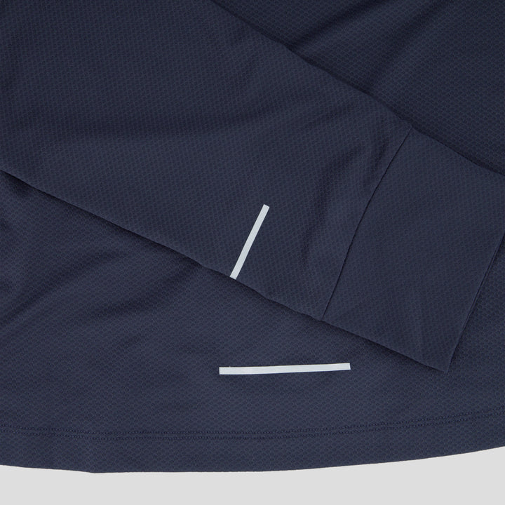 Haut d'entraînement Canterbury Tempo+ 1/4 Zip pour homme, bleu marine 