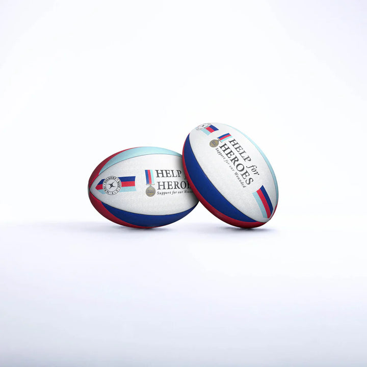 Ballon de rugby Gilbert Help for Heroes Supporter Taille 5