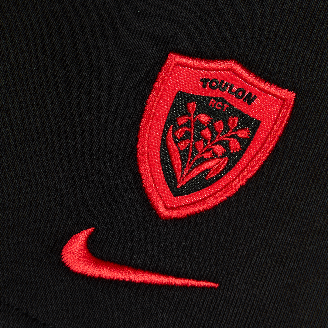 Pantaloncini da rugby Nike RC Toulon in cotone, neri, da uomo