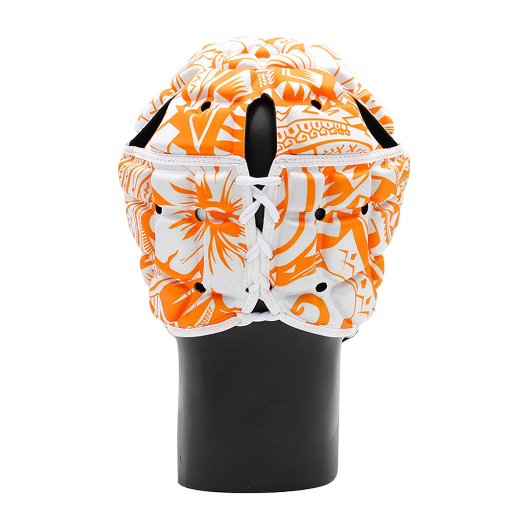 Caschetto Impact Rugby Tribal Flower Orange