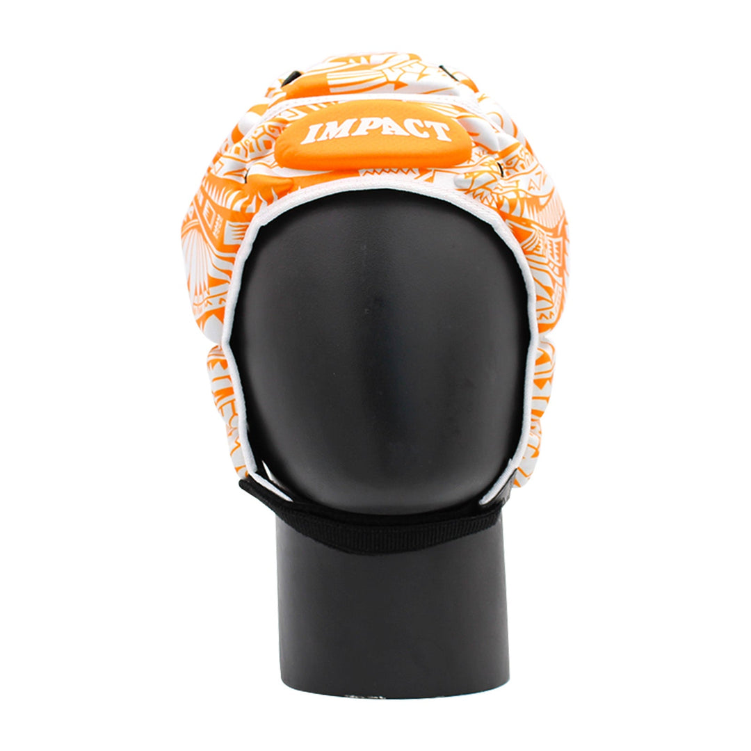 Caschetto Impact Rugby Tribal Flower Orange
