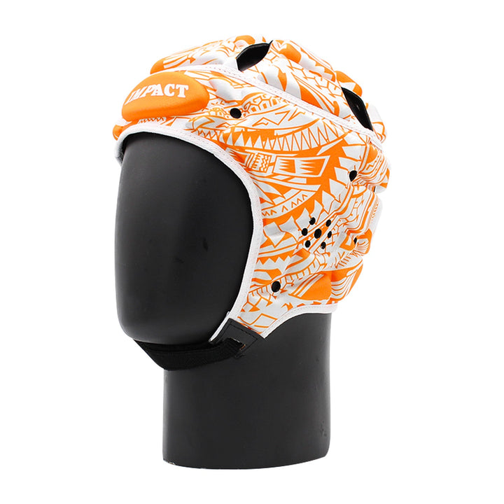Caschetto Impact Rugby Tribal Flower Orange