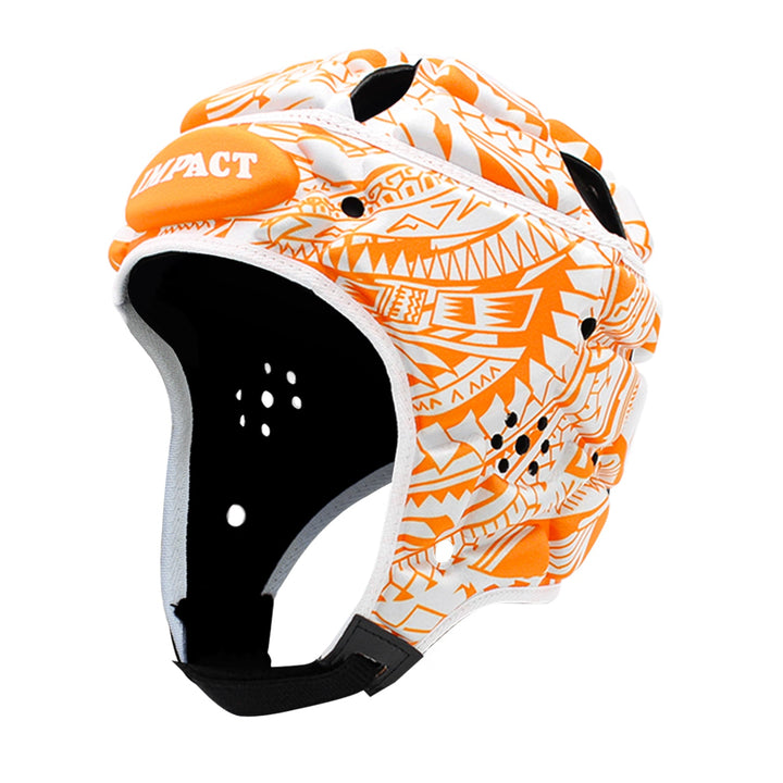 Caschetto Impact Rugby Tribal Flower Orange
